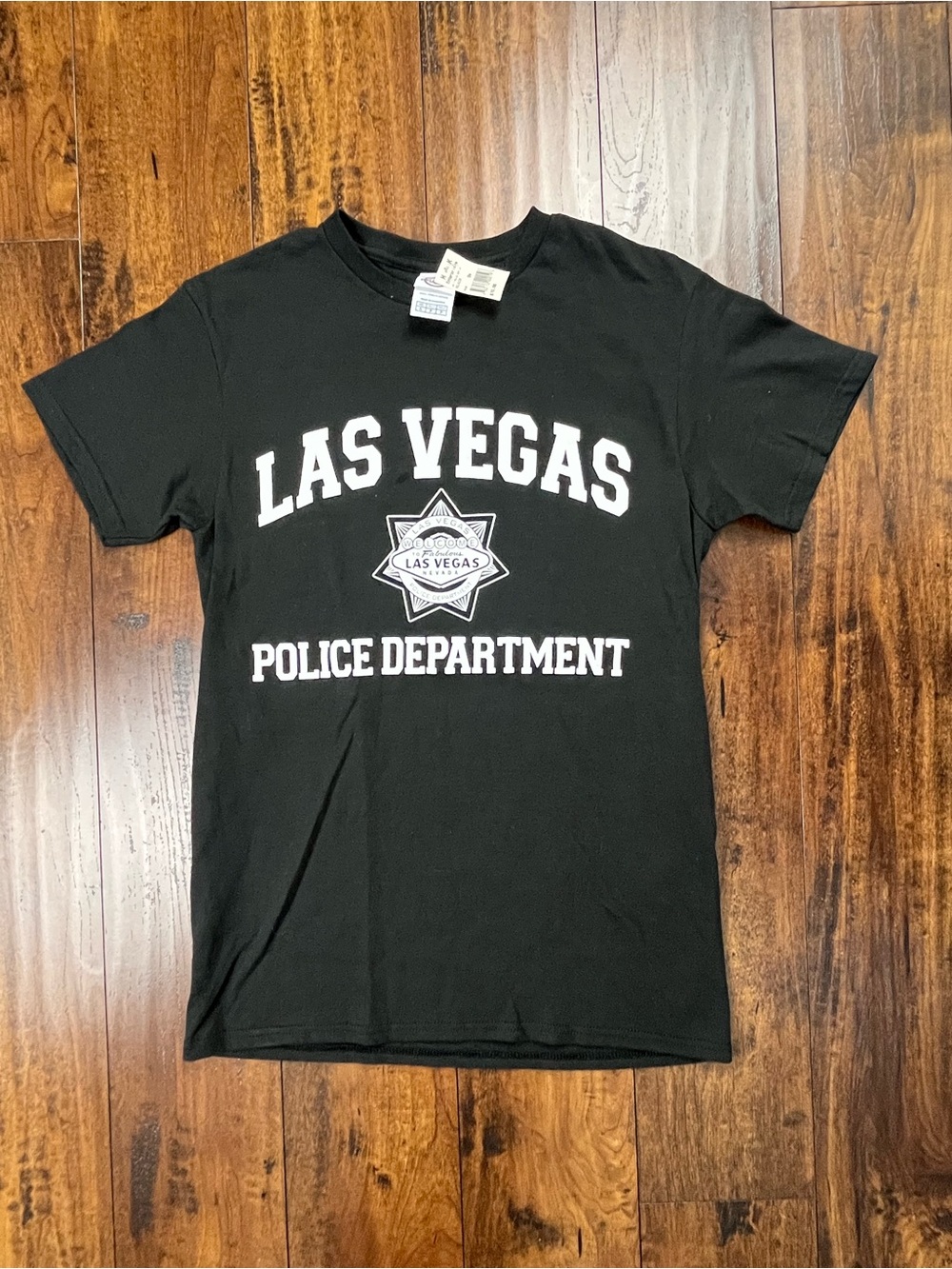 Las Vegas Police Department Shirt Short Sleeve Black Men’s Size Small NEW NWT.